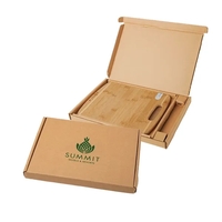 Bamboo Sharpen-It Cutting Board With Gift Box