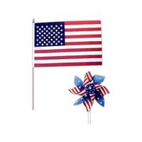 Rayon American flag, 4" x 6".... from ASI 63549 Jornik Manufacturing Corp