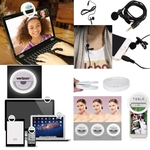 Mini Microphone + Selfie Ring Light