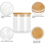Glass Jar with Bamboo Lid - Various Sizes