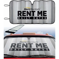 Accordion Silver reflective X-large size sun shade for trucks and vans......