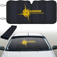 Reflective accordion fold sun shade with hi tech insulated material....