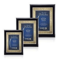 Oakleigh/Tamara Plaque - Black/Blue 7"x9"... from ASI 84592 St Regis Group /...