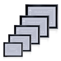 Oakleigh/Warden Plaque - Black Finish