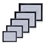 Oakleigh/Warden Plaque - Black Finish