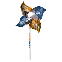 Pinwheel 2-Silver Mylar with 7" diameter contour propellers