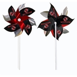 Pinwheel 4 - Silver Mylar with 5" diameter propellers