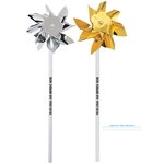 Gold Metallic Pinwheel (ASSEMBLY INCLUDED
