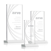 Striking Starfire Award features elegant Liquid Crystal accent lines that...