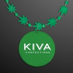 Weed Necklace Pot Leaf with Medallion (NON-Light Up)