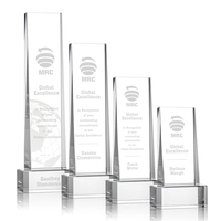 The impressive Milnerton Optical Crystal Award on Clear Crystal Base...
