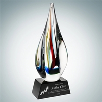 This hand-crafted Art Glass Candy Stripes Award is truly a work... from ASI...