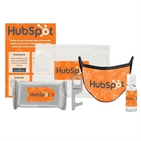 Protection kit with bottle of antibacterial hand sanitizer, Tek Klean Key,......