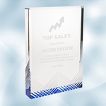 Blue Apex Mirage Acrylic Award