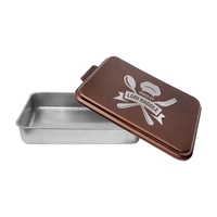 9" x 13" Aluminum Cake Pan with Lid