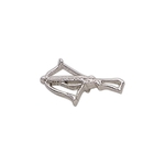 Cross Bow Lapel Pin