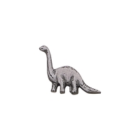 Brontosaurus shape lapel pin with military clutch, up to 1 1/4".... from ASI...