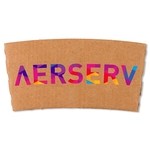 Smooth Kraft Coffee Sleeve Digital printed