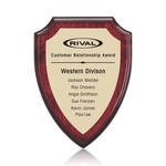 Montague/Everett Plaque - Rosewood/Gold