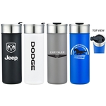 Vacuum Insulated Tumbler w/ Flip Closure Lid