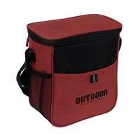 9" x 8 1/4" x 4 1/2" polyester insulated cooler tote... from ASI 52840 Evans...