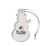 SNOWMAN SHAPED USA MADE ACRYLIC ORNAMENT