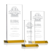 The statuesque Bolton Award features an exquisite Starfire Crystal mounted...