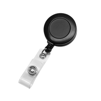 1.26" round ABS plastic retractable badge reel with 23" retractable cord.......