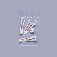 Combination pack with eight 2 1/8" golf tees and one marker.... from ASI...