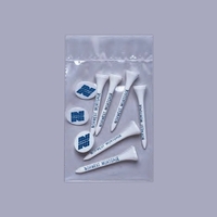 Combination pack with six 2 1/8" golf tees and three markers.... from ASI...