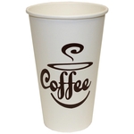 16 oz. White Paper Cup