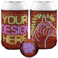 Sublimated Neoprene Sock Beverage Holder