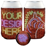 Sublimated Neoprene Sock Beverage Holder