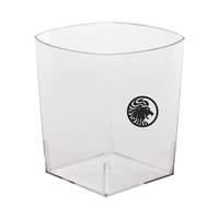 Clear plastic 9 oz. "Rocks" square tumbler.... from ASI 88200 TK Sorg's - A...