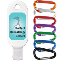 Unscented Skin Lotion Flip-Top Tottle Bottle with Carabiner