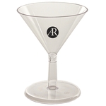 2 oz Clear Mini Martini Sampler - 2-piece