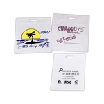 Custom printed die cut fold over handle bag