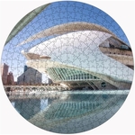 19" x 19" - Retail Quality 300 Piece Round Puzzle and Box