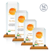 Our Full Color VividPrint Dalton features thick beveled Starfire crystal...