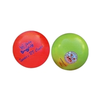 Soft urethane 4" diameter foam play ball with vinyl plastic coating.... from...