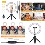 Home Streaming Studio with 10" Light & Tripod