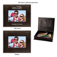 Photo and Memory Box. Leatherette Box Holds Photos or Other... from ASI 61125...