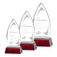 Award - Starfire/Alum/Rosewood 8".... from ASI 84592 St Regis Group / St Regis