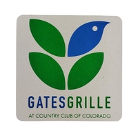 4" Square Pulp-Board Coasters 60pt