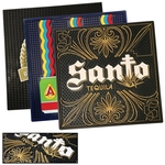 Heavy Duty Vinyl Bar Counter Rail Mat - 14" x 14"