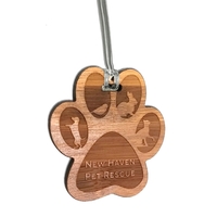 Custom Laser Etched Bamboo Bag Tags