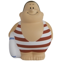 4" x 3" swimmer shaped stress reliever with customization included.... from...