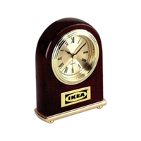 High gloss wooden arched analog desk clock.... from ASI 43300 ZZ OLD/Drop -...