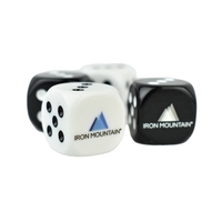 19 mm dice that is available in various colors and customized... from ASI...