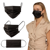 Shield III Box of 50pcs Black Disposable Face Masks... from ASI 67866...